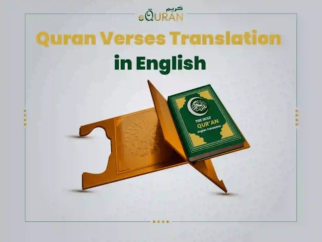 Learn Quran verses translation in English with Quran tutor