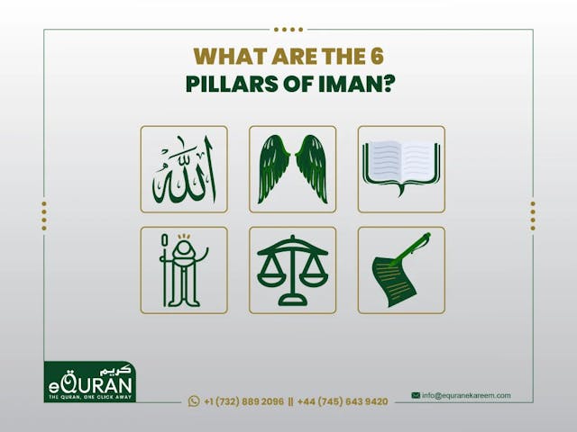 What are the 6 pillars of Iman by eQuranekareem