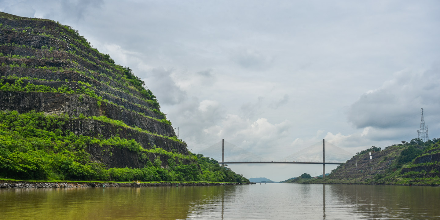 Centennial Bridge i Panamakanalen.