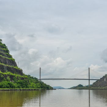 Centennial Bridge i Panamakanalen.