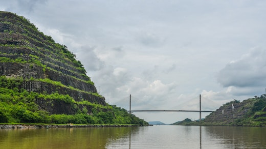 Centennial Bridge i Panamakanalen.