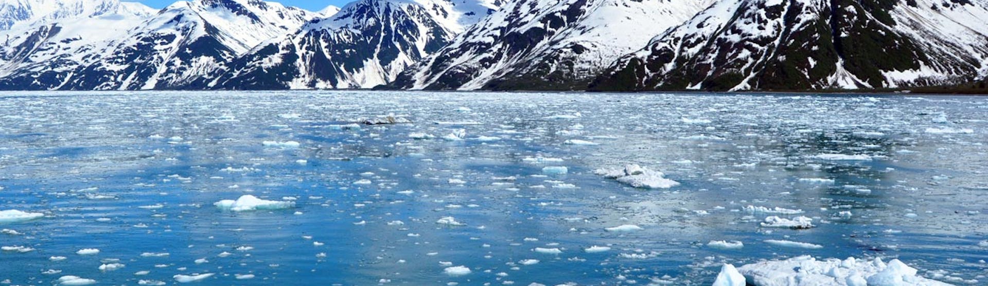 Vackra Hubbard Glacier i Kanada.