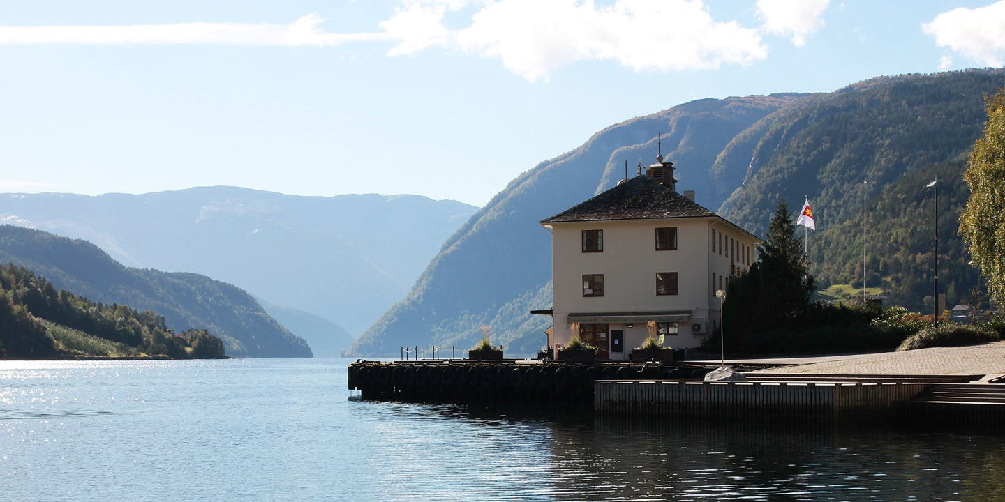 Haugesenteret i Ulvik, Norge.