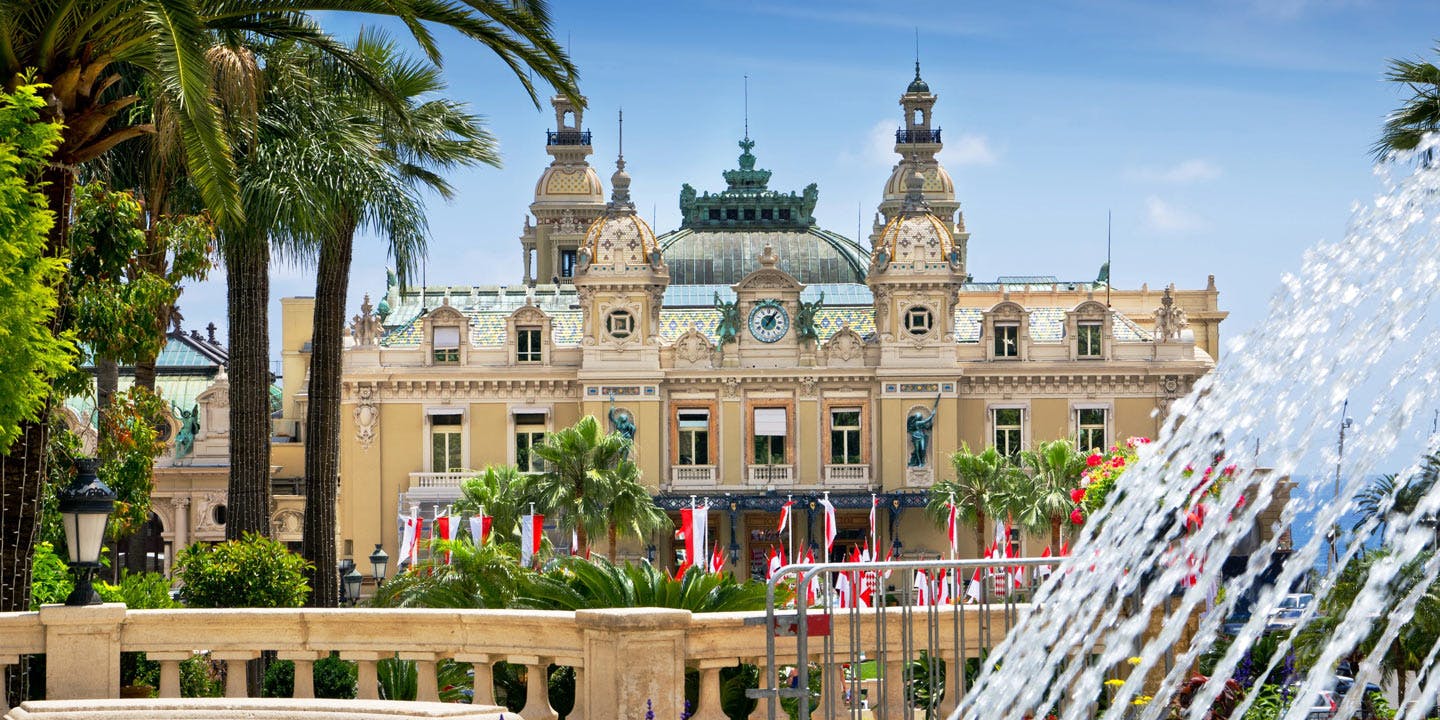 Kända Casino de Monte Carlo i Monaco.