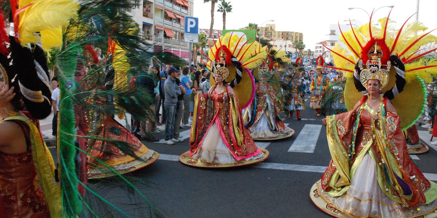 Karnevalen i Santa Cruz på Teneriffa. 