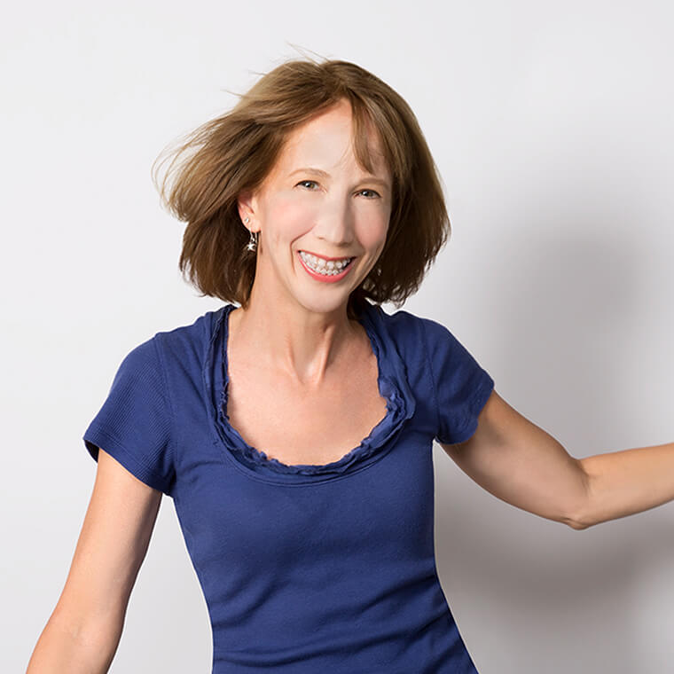 esalon client susan featured in color mastery with light brunette custom hair color