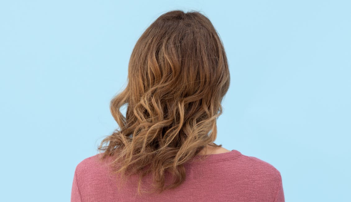 Image woman back of head showing spring trending hair color of esalon's custom blondie bar brunette 