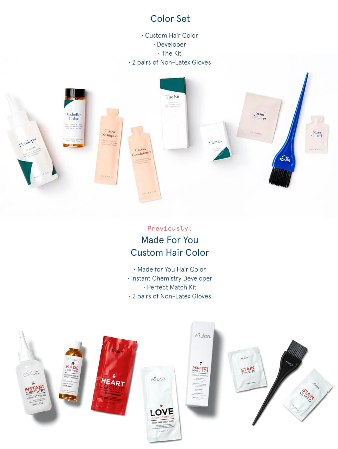 Color Set Custom Hair Color