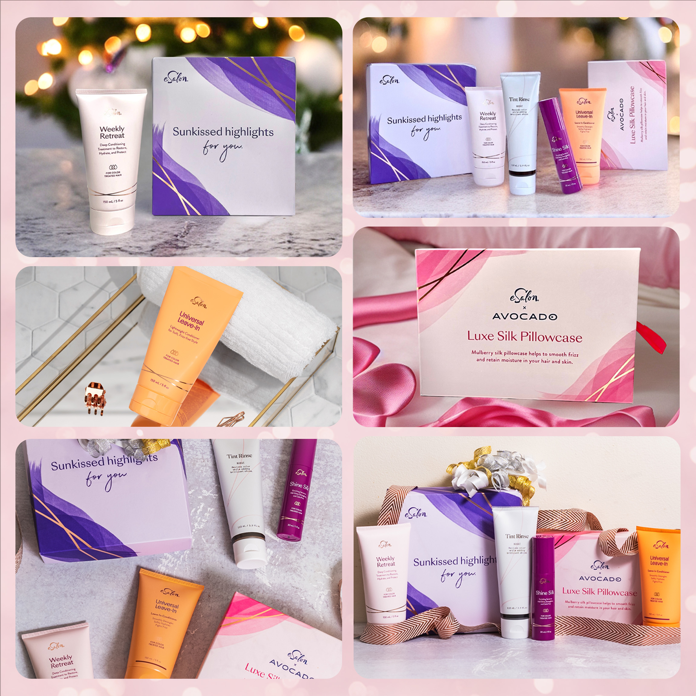 Collage of images featuring the items in the gift guide. 