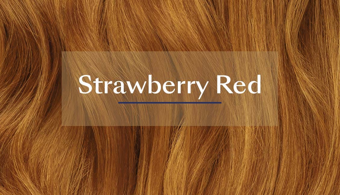 An example of strawberry red hair