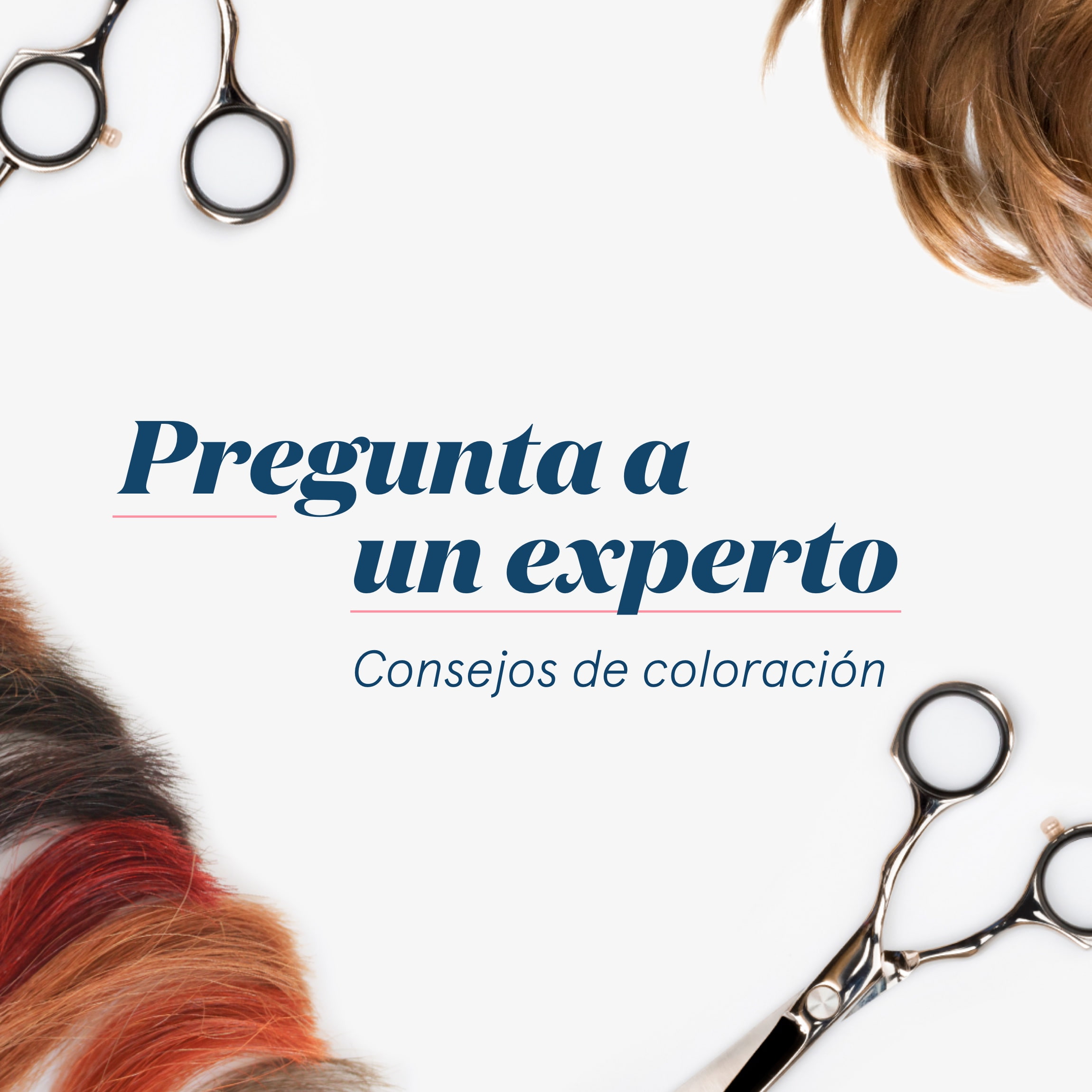 Imagen con colores de cabello y tijeras
