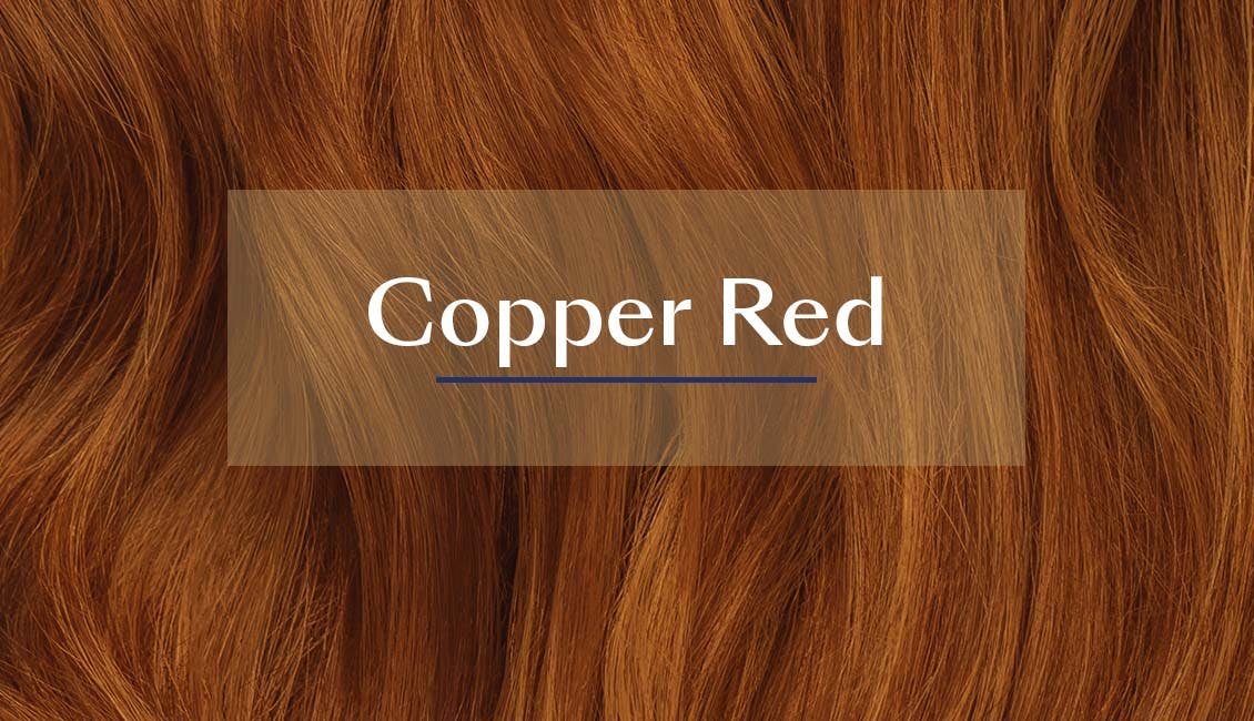 An example of copper red hair