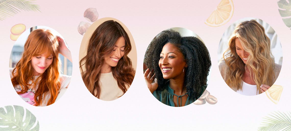 Four trending summer custom hair colors for any shade, eSalon’s award-winning Color Set brings the salon experience home to you with Sparkling Ginger Whiskey, Creamsicle Mimosa, Espresso Martini, and Hazelnut Delight.