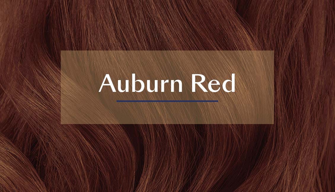An example of auburn red hair