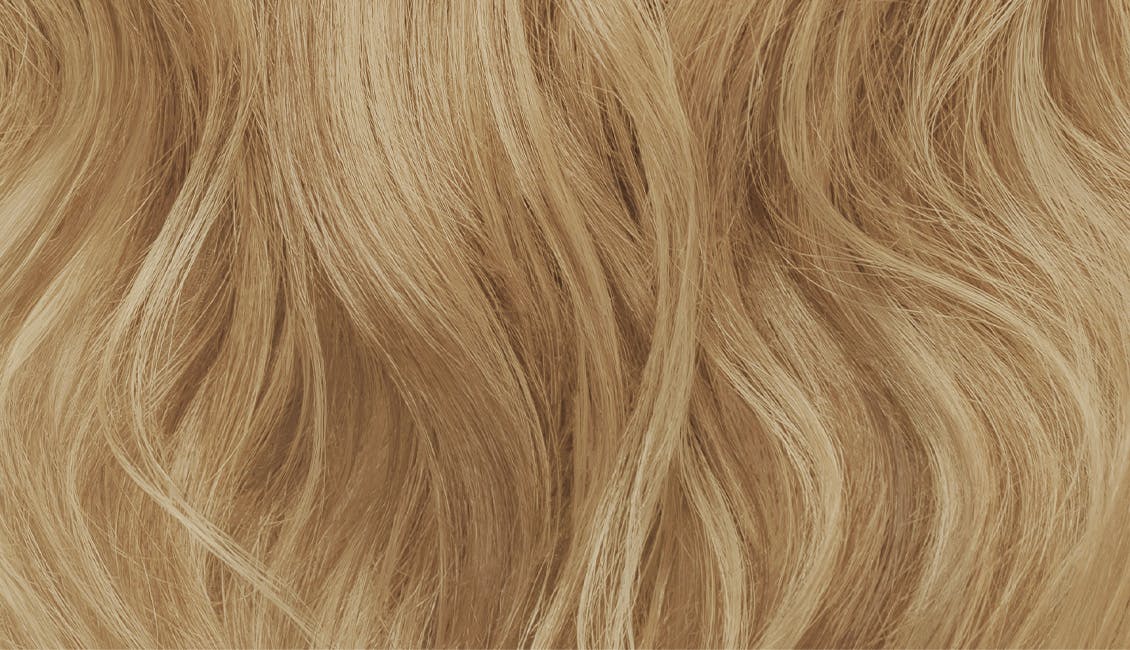 Swatch of blonde hair
