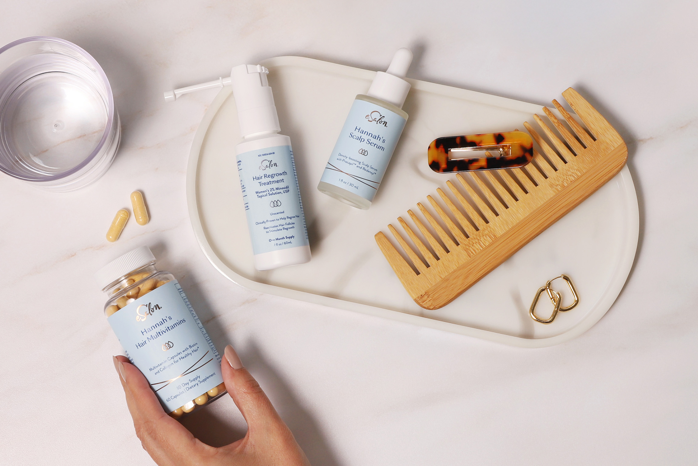 Presentamos el crecimiento de cabello personalizado de eSalon