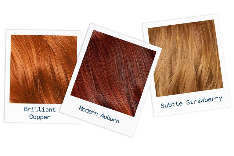 Red Copper Hair Colour Chart