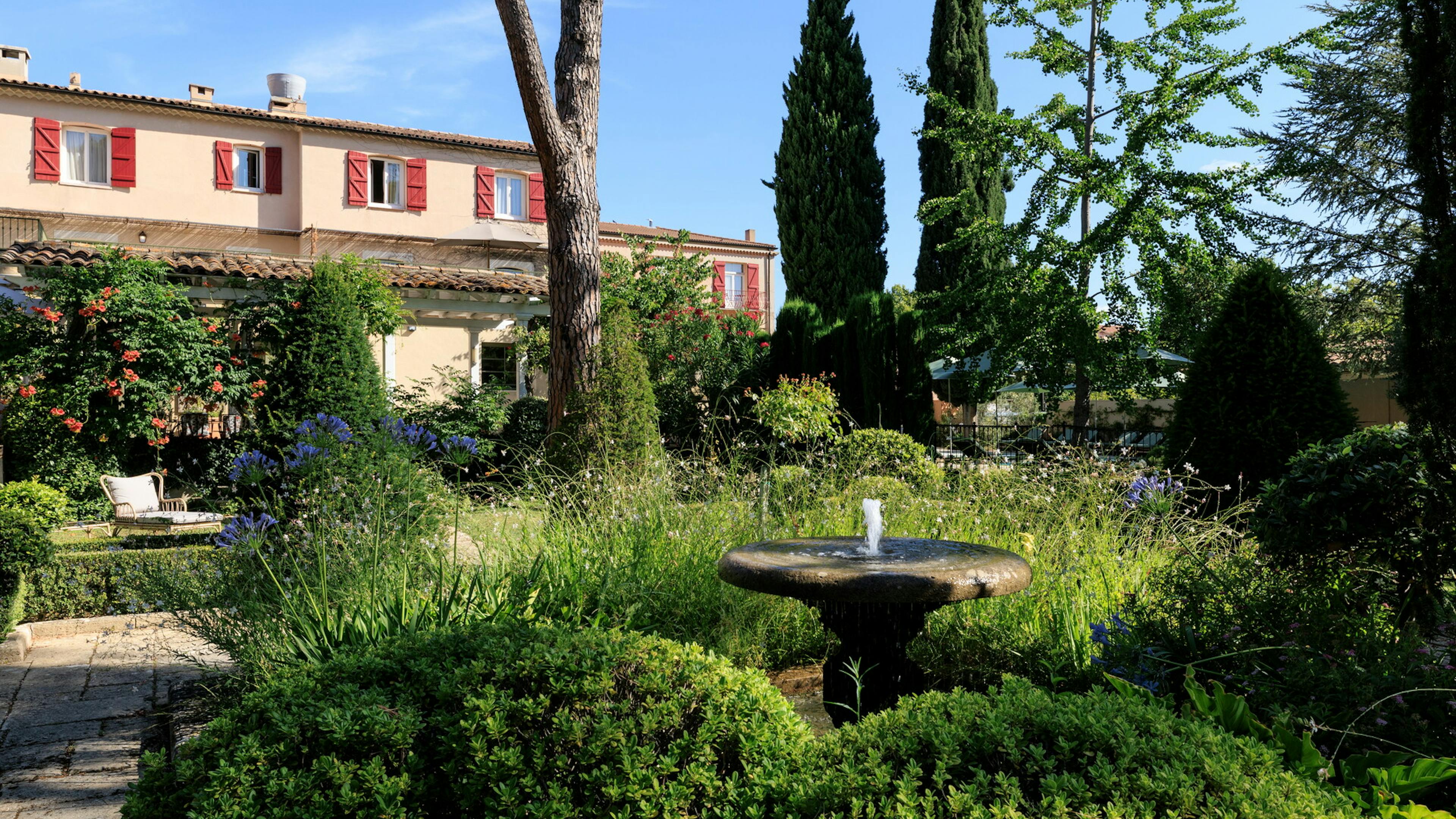 hotel de luxe aix en provence avec jardin