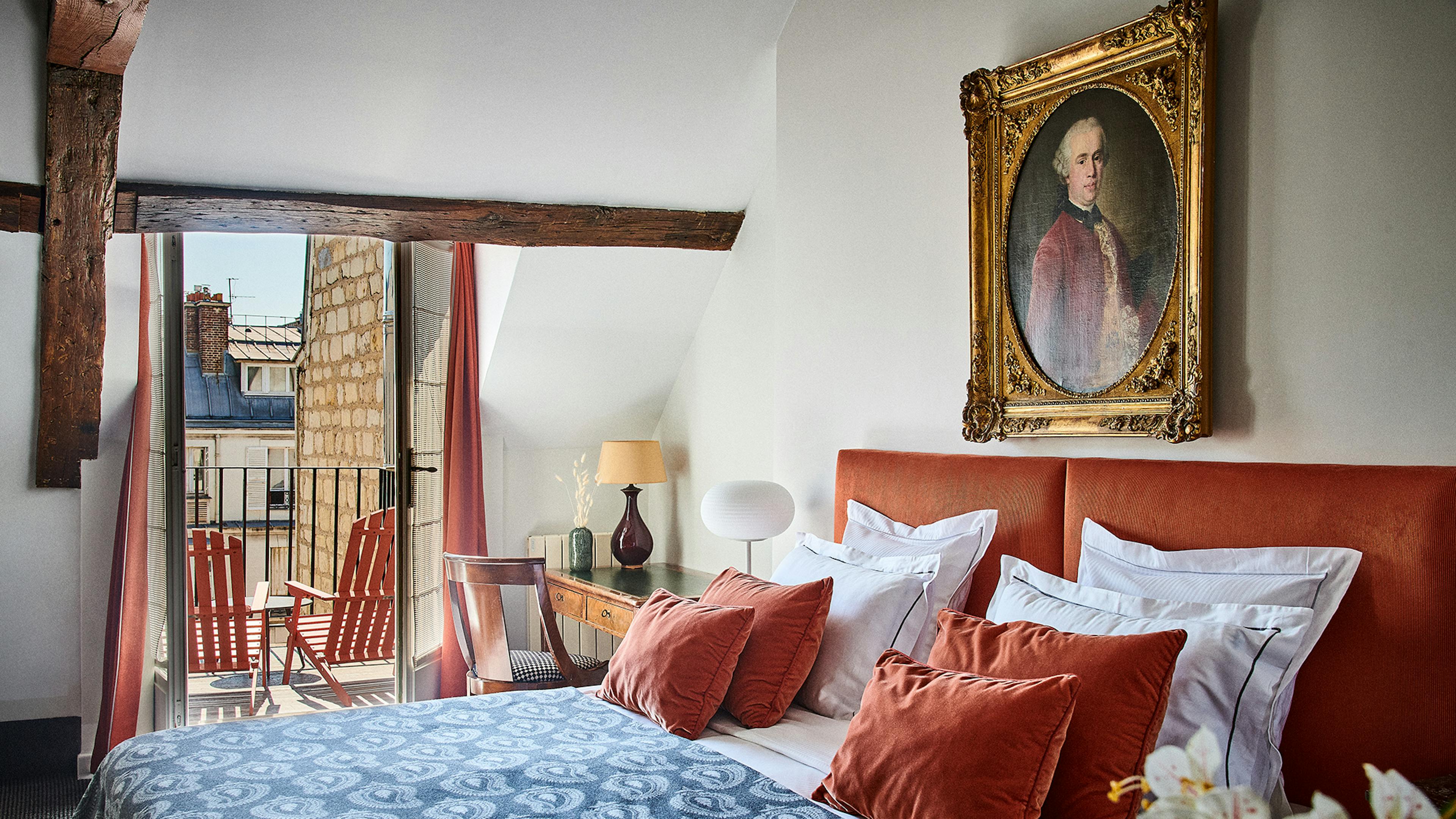 Room Hotel Orsay Saint Germain des Pres with terrace