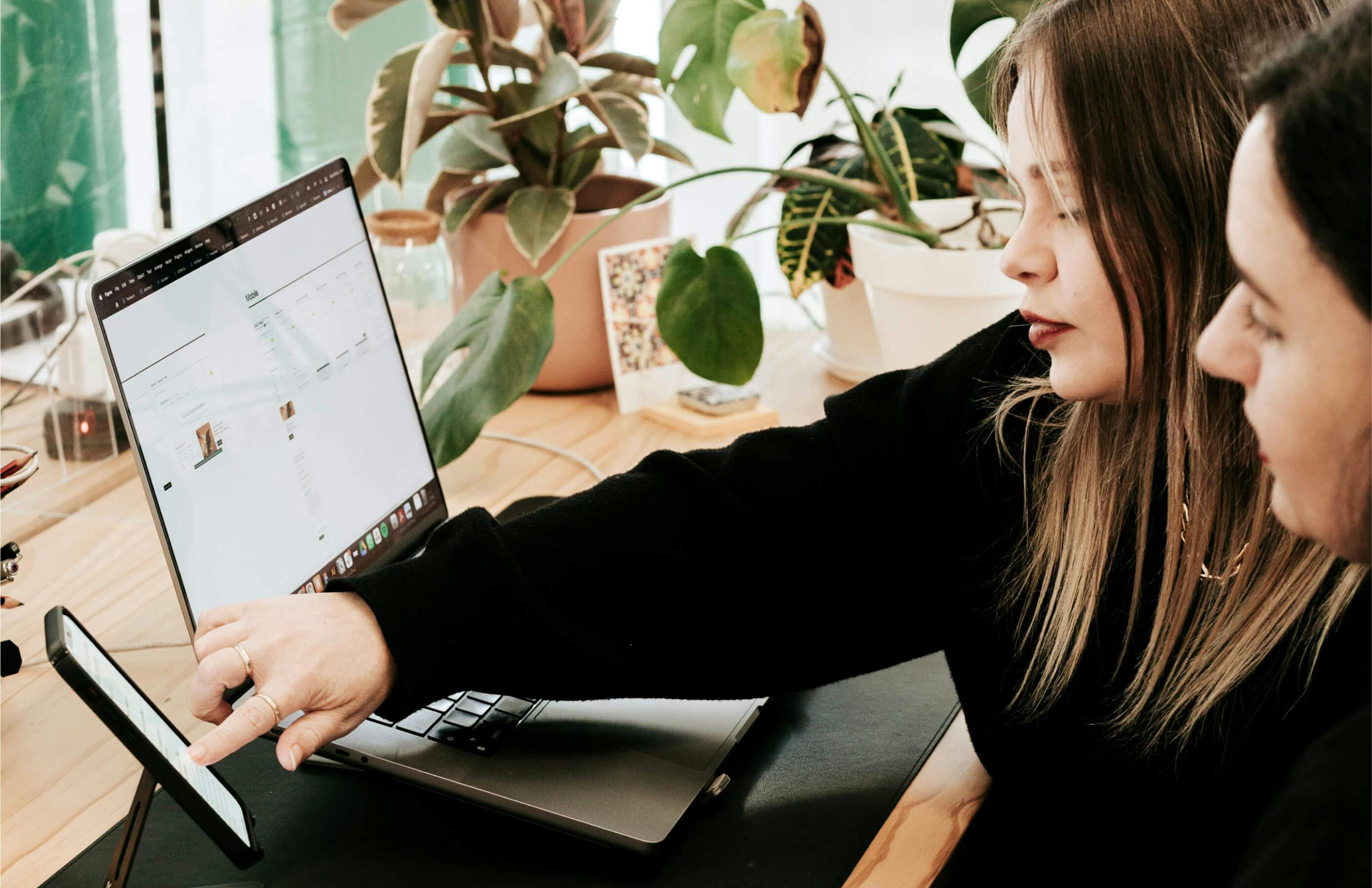 A clean editorial composition