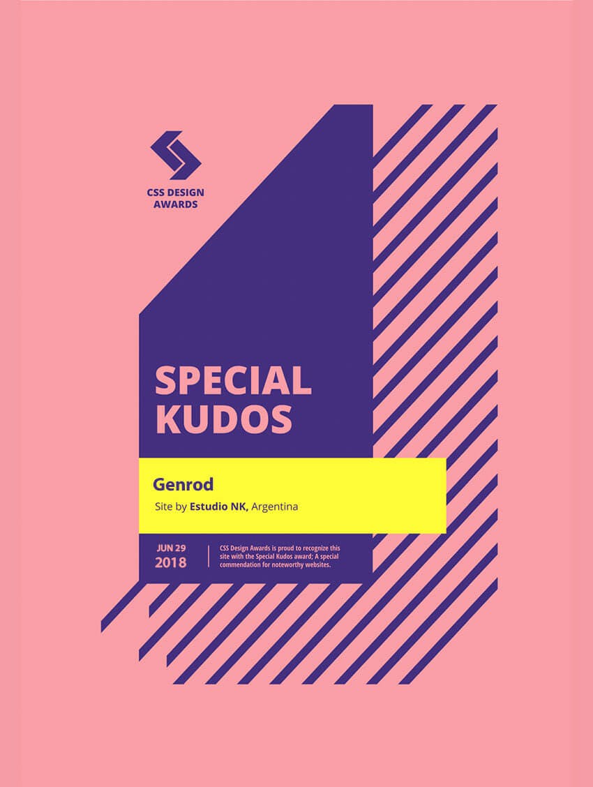 Special Kudos CSS Design Awards