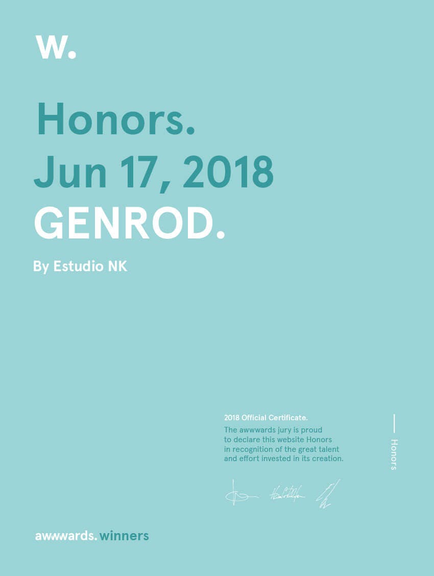 Honorable Mention Awwwards