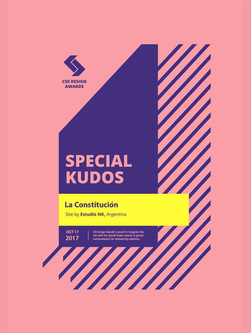 Special Kudos CSS Design Awards