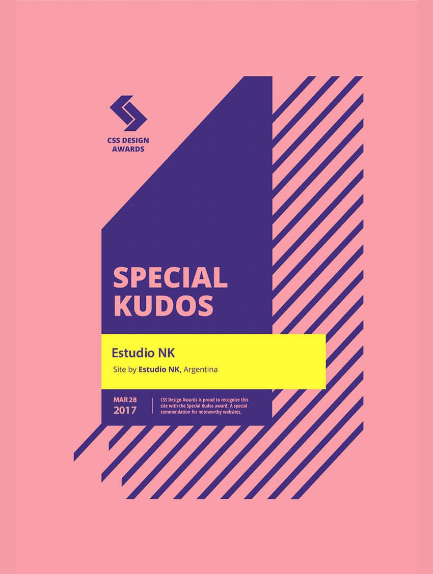 Special Kudos CSS Design Awards