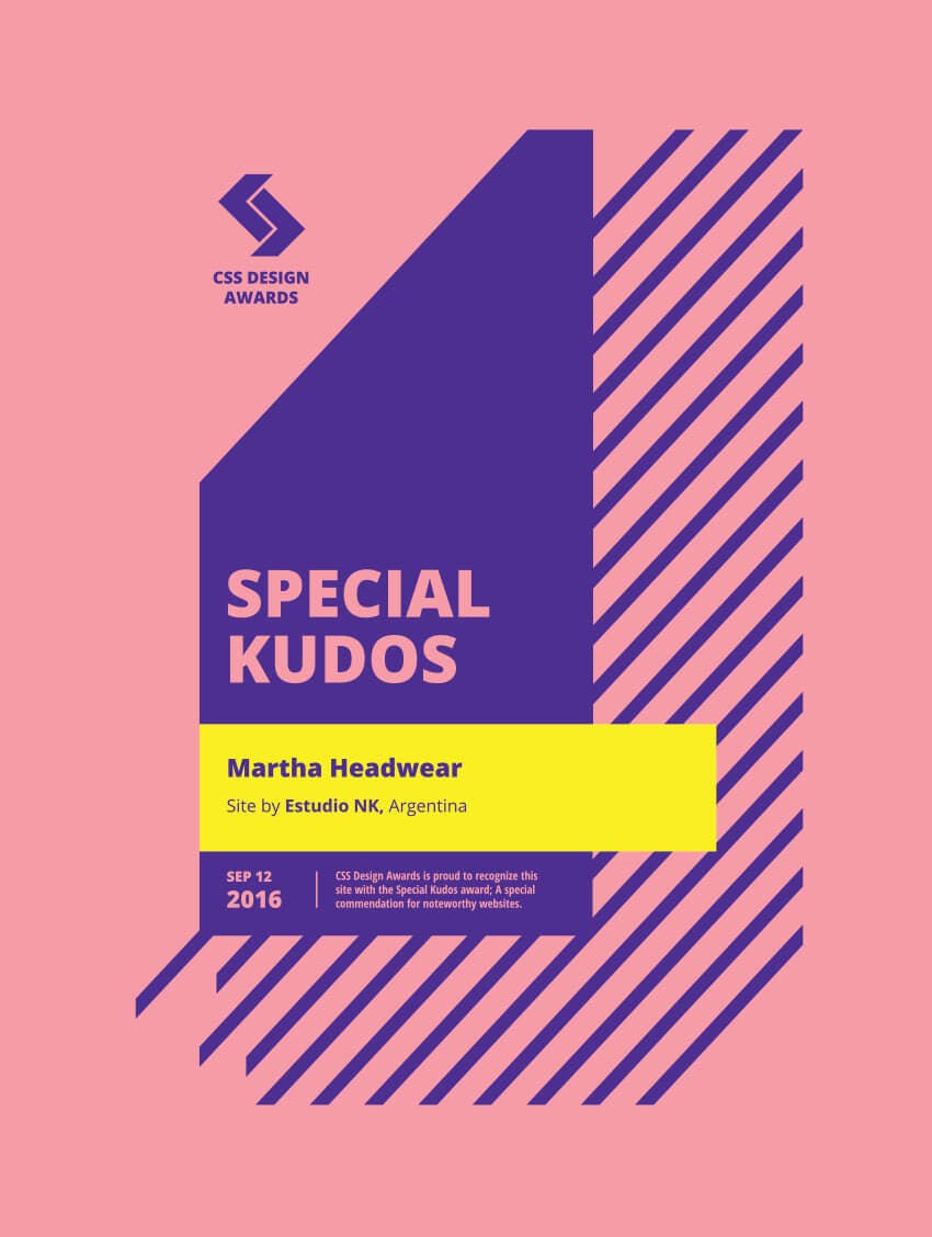 Special Kudos CSS Design Awards