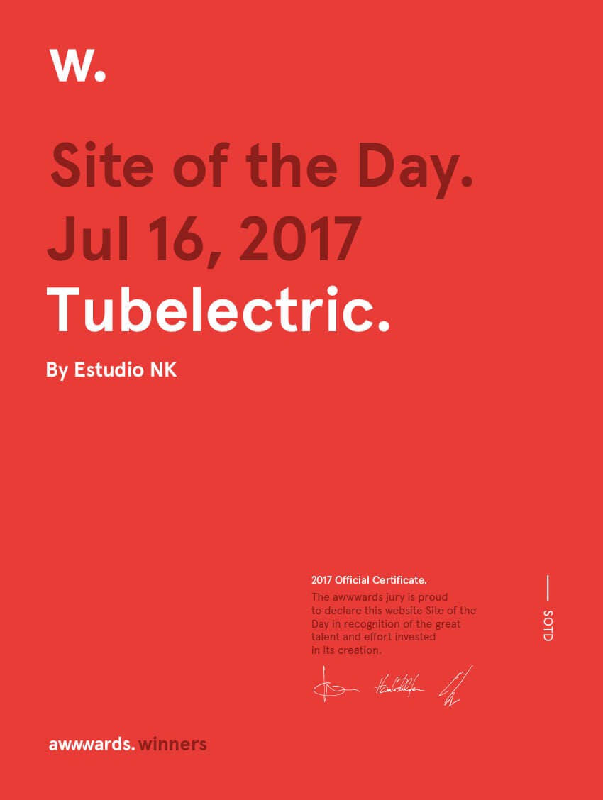 Site of the Day Awwwards