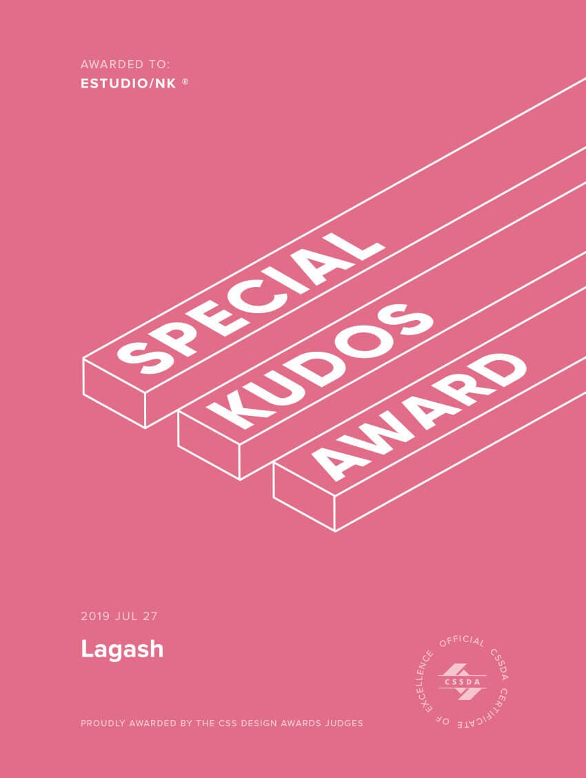 Special Kudos CSS Design Awards