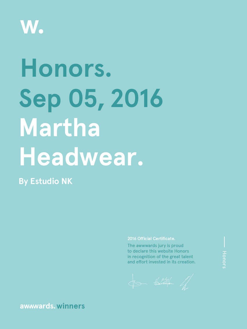 Honorable Mention Awwwards