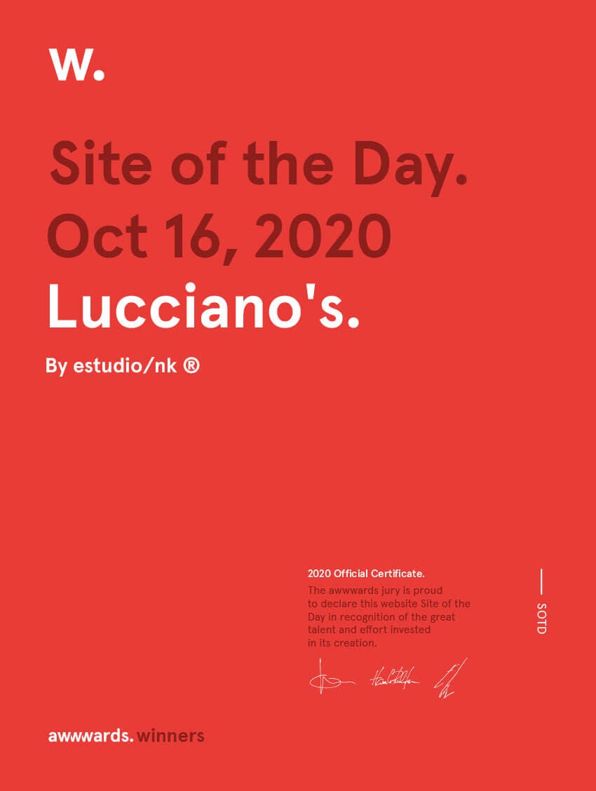 Site of the Day Awwwards