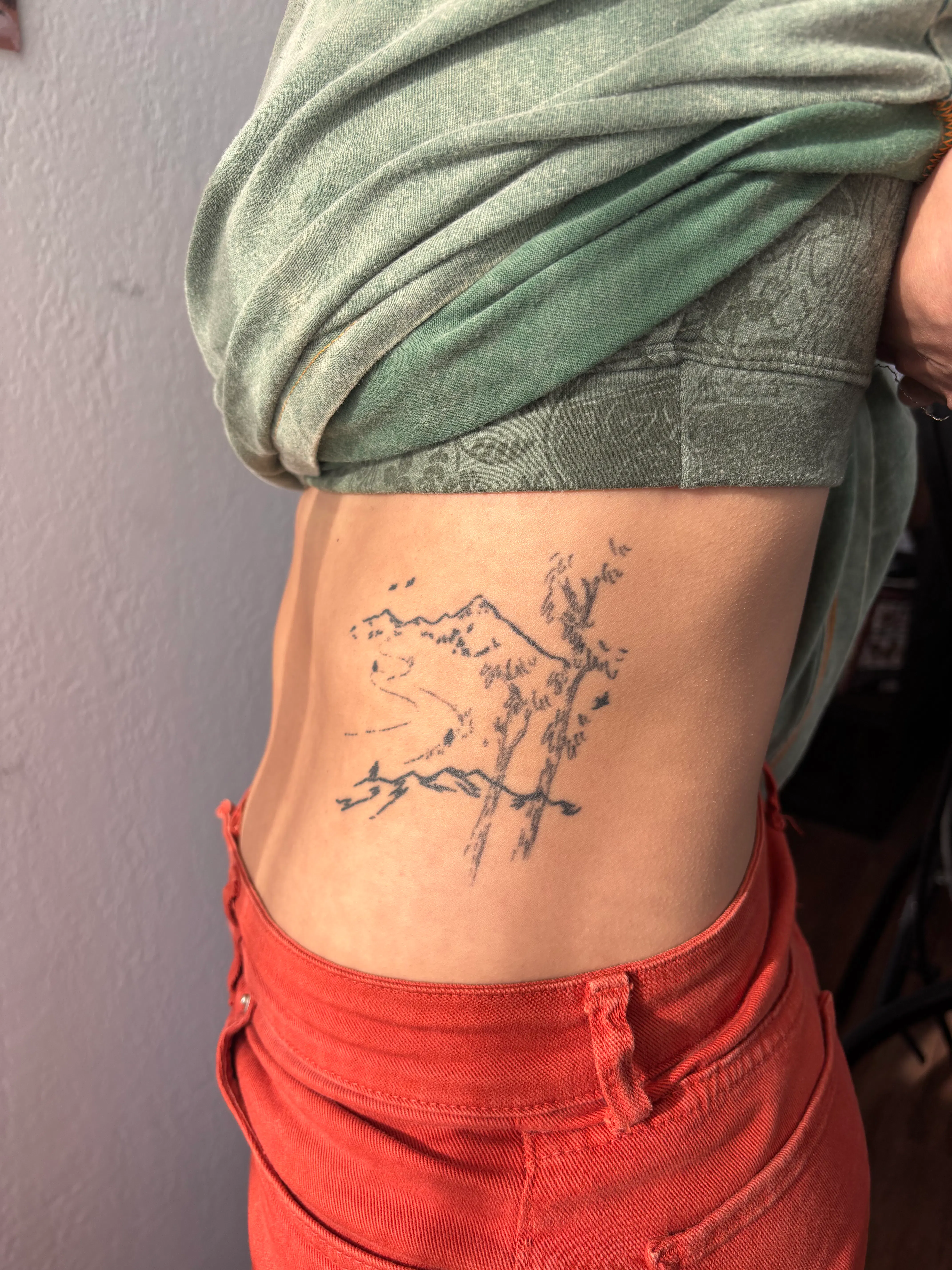 Paisaje - Tatuaje por abstracto