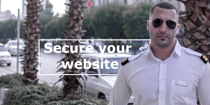 Secure your website