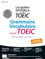 Couverture du livre Grammaire Vocabulaire du test TOEIC