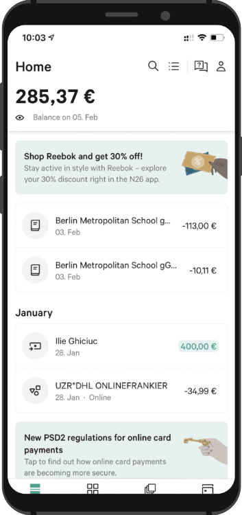 N26 Rewards