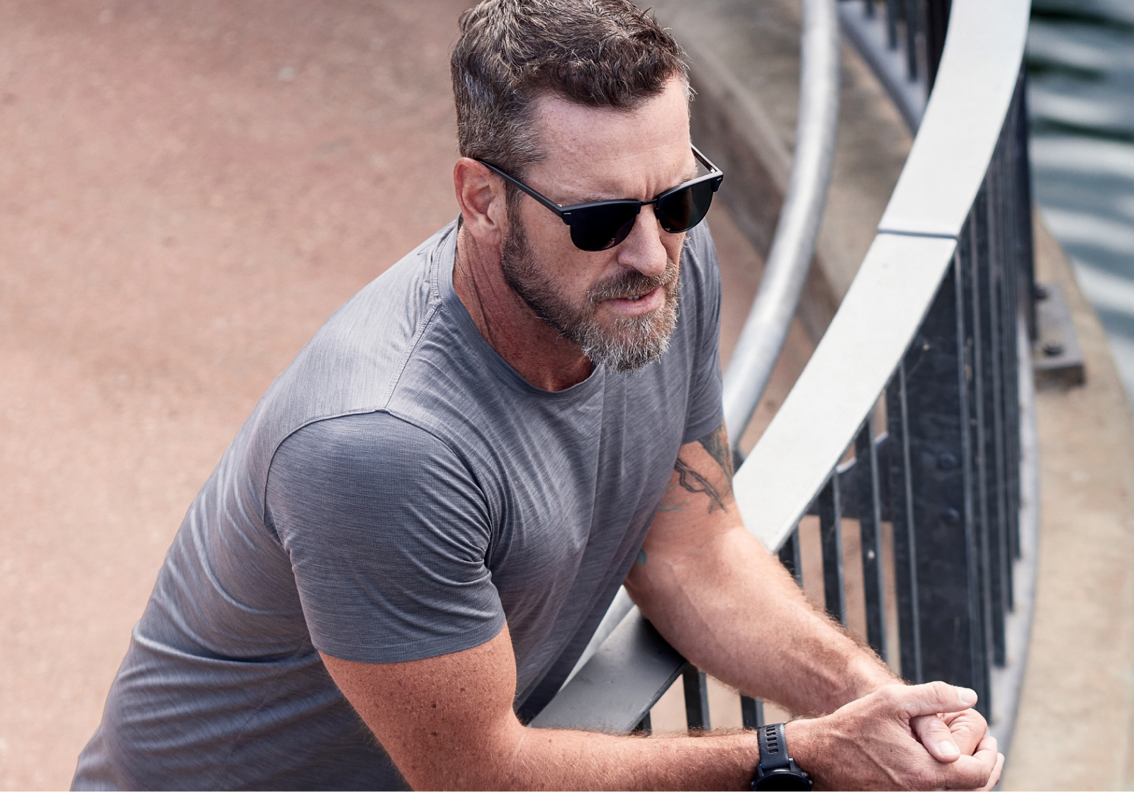 Cambridge Sunglasses Ultra Lightweight Browline Sunglasses