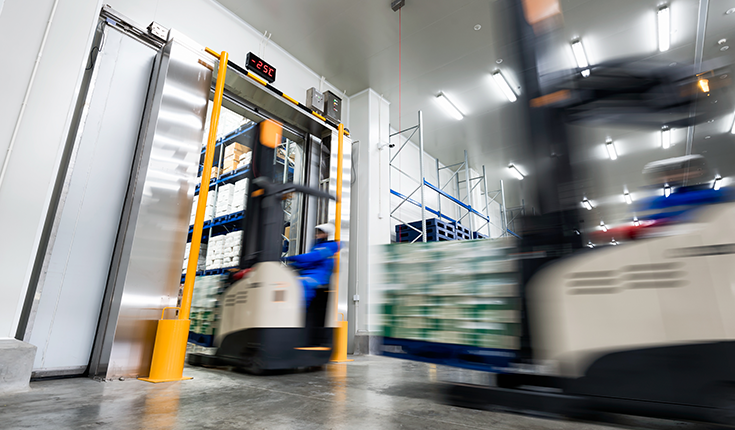 Smart packaging technology monitoring temperature and condition across the supply chain.