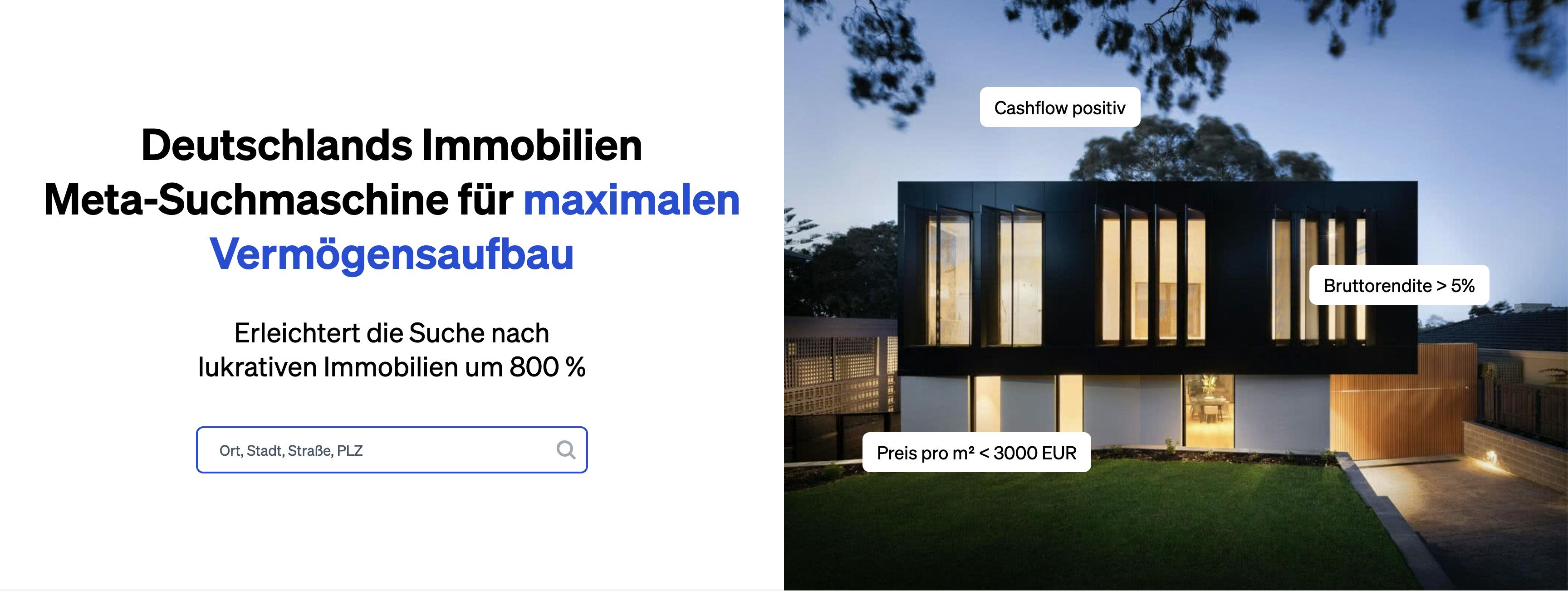 Kallang ist Deutschlands Immobilien Meta-Suchmaschine für maximalen Vermögensaufbau und wird gerade von professionellen und ambitionierten Anlegern geschätzt.