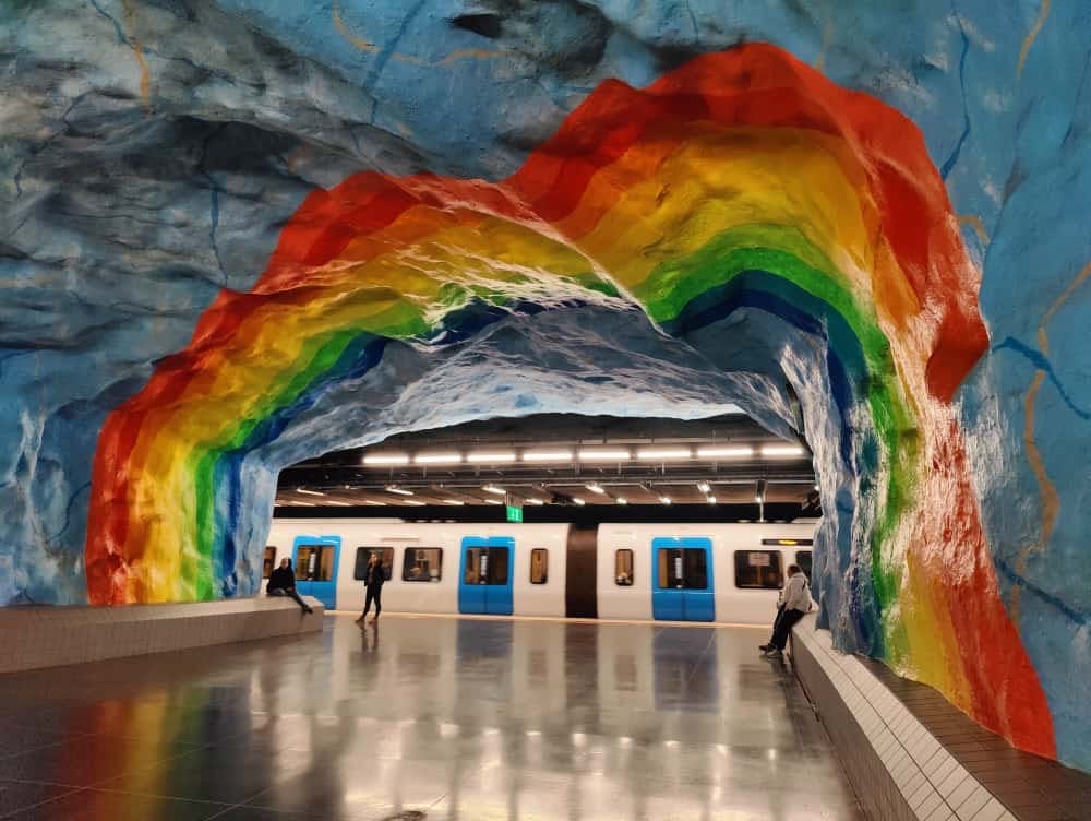 Tunnelbanan (U-Bahnhof) in Stockholm