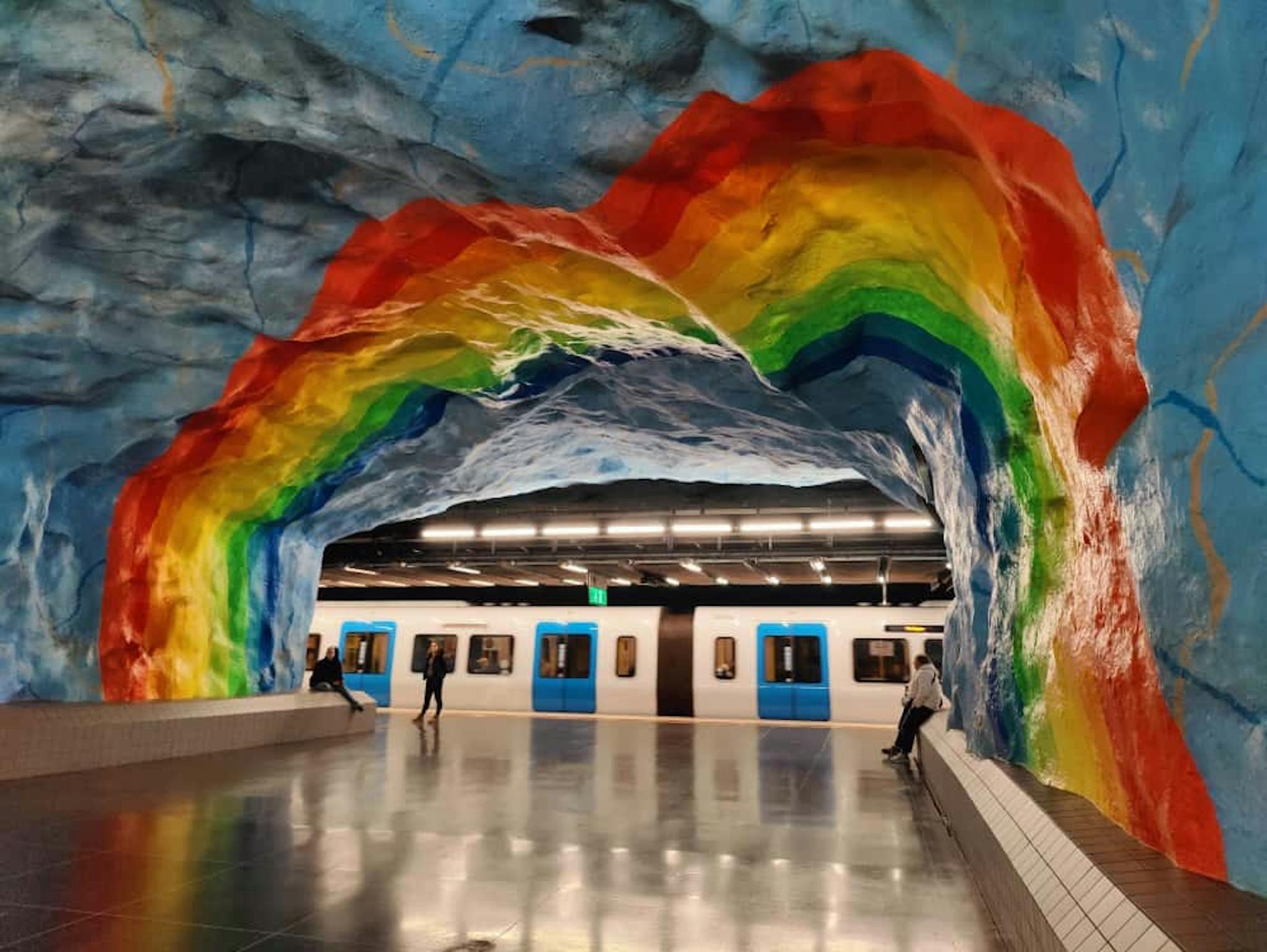 Tunnelbanan (U-Bahnhof) in Stockholm 