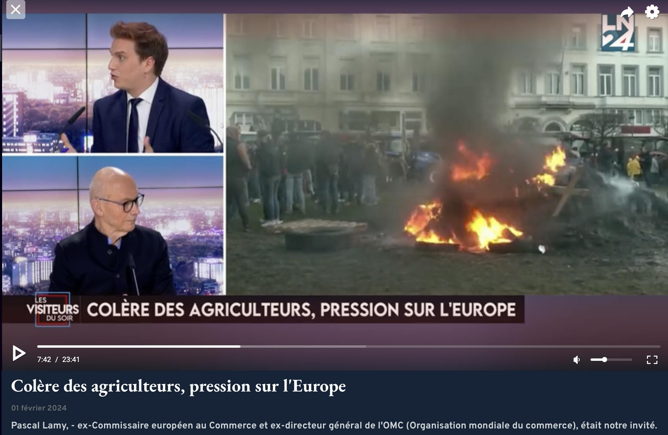 Colère des agriculteurs, pression sur l'Europe