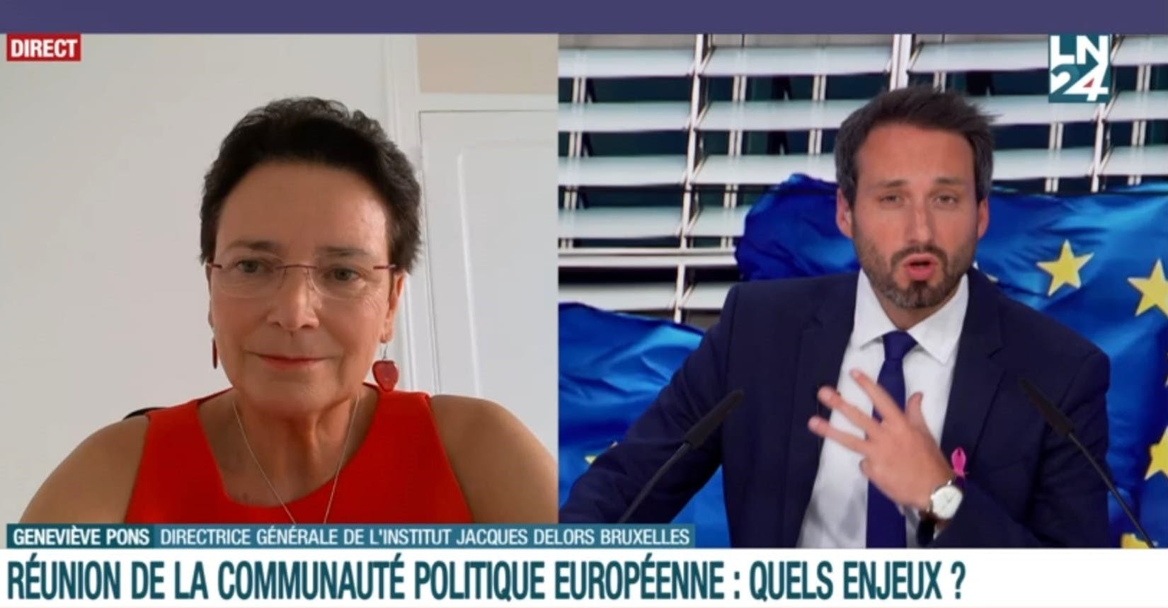 Geneviève Pons a commenté le premier sommet de la Communauté Politique Européenne sur...