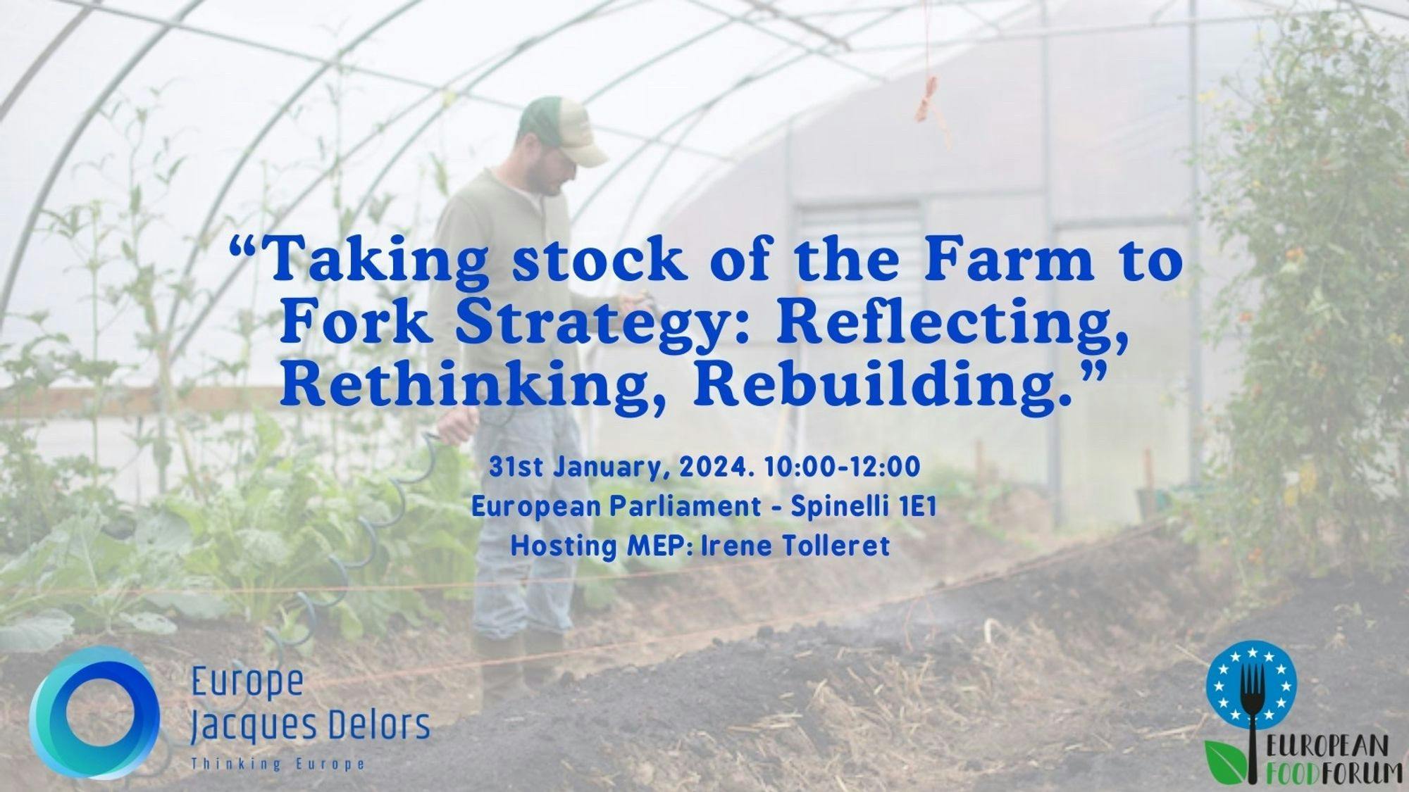 Debate “Farm to Fork Strategy: Reflecting, Rethinking, Rebuilding” – 31 de janeiro