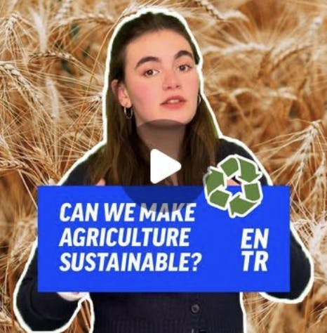 Can we make agriculture sustainable?