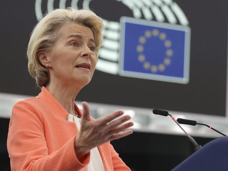 Von der Leyen launches EU election campaign in her annual speech. But climate and mig...