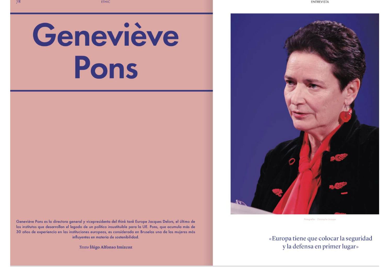 Interview of Geneviève Pons