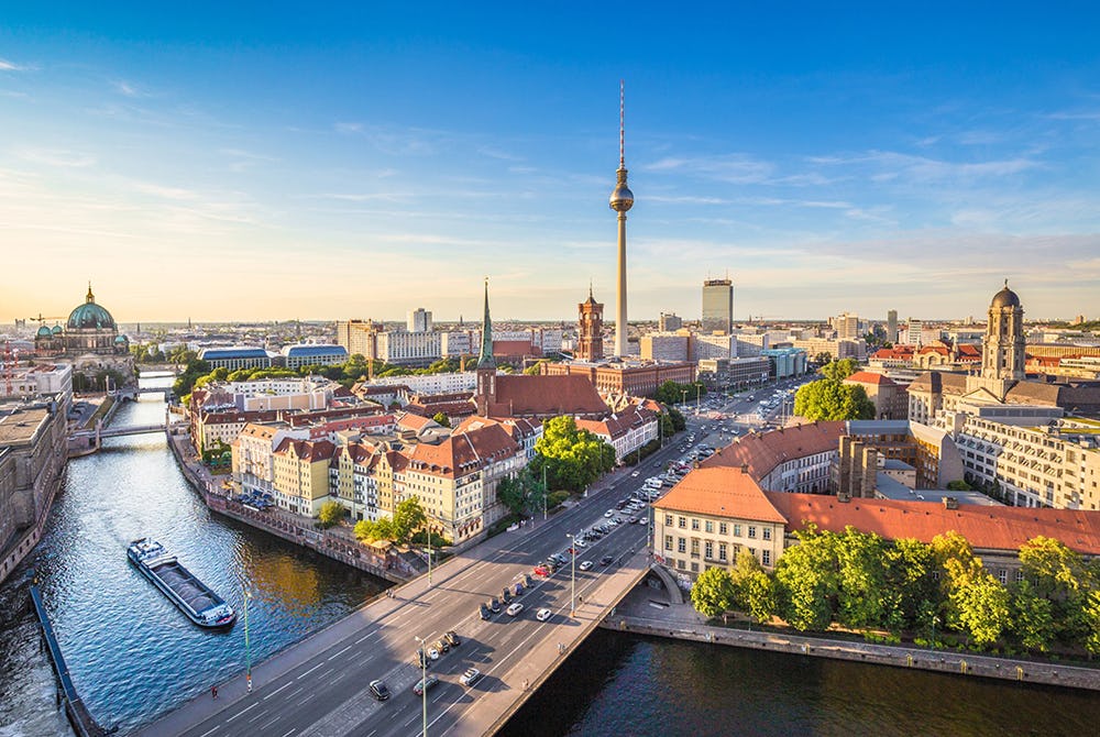 Skyline photo of Berlin, Germany