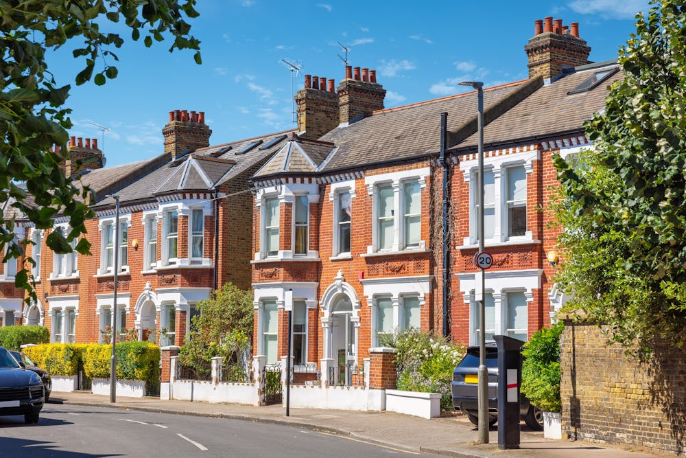 London residential street where our couriers can collect and deliver parcels